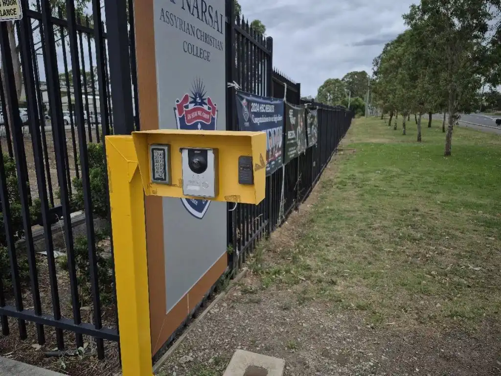 Gate intercom access